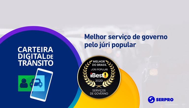 Carteira Digital de Trânsito é o melhor serviço de governo do Brasil