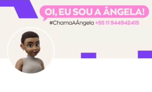 Ângela é uma assistente virtual e contratada por mais de 30 empresas ao mesmo tempo para combater a violência