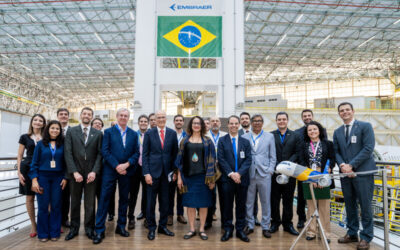 Embraer, MCTI e FINEP celebram acordo para pesquisas de tecnologias de avião sustentável