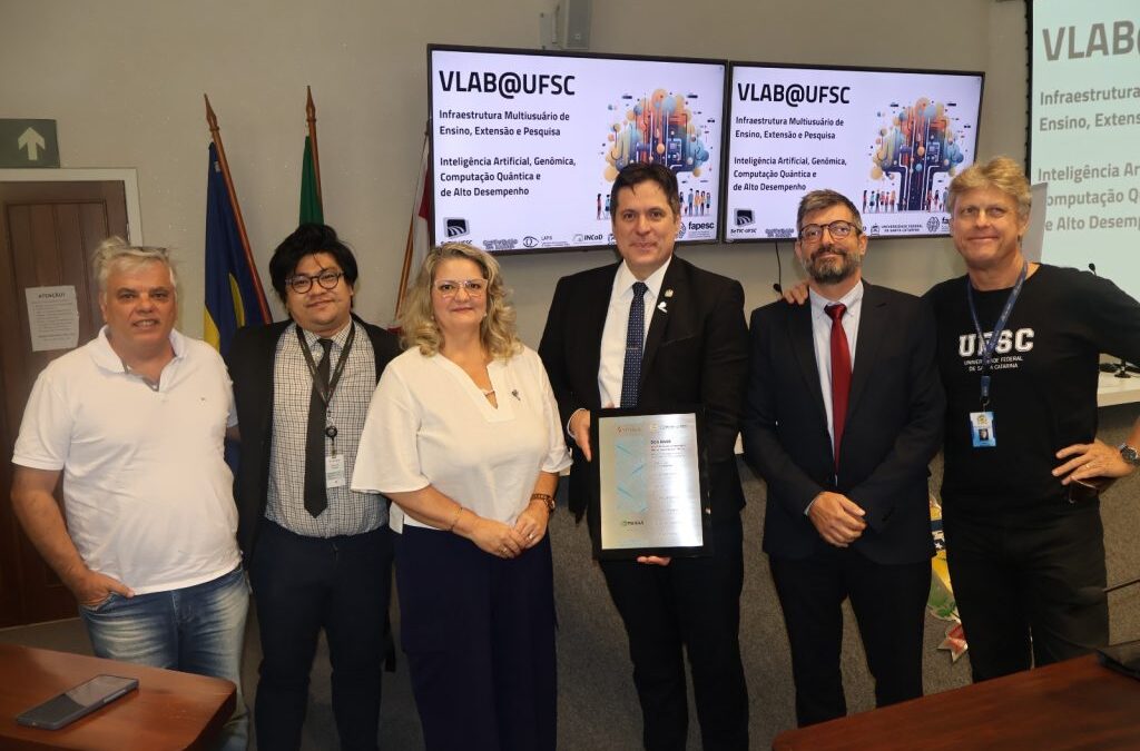 Com recursos do Governo do Estado, Fapesc e UFSC inauguram laboratório com supercomputadores para o desenvolvimento de pesquisas em Inteligência Artificial