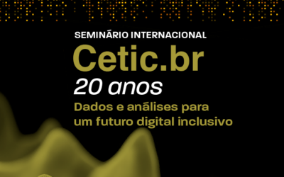 Cetic.br celebra 20 anos com Seminário Internacional com o tema Dados e Análises para um Futuro Digital e Inclusivo