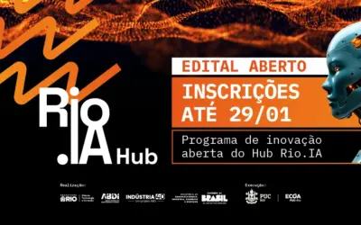 Edital do Programa Rio.IA 2026 tem inscrições até 29 de janeiro