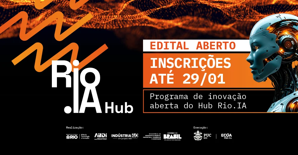 Edital do Programa Rio.IA 2026 tem inscrições até 29 de janeiro